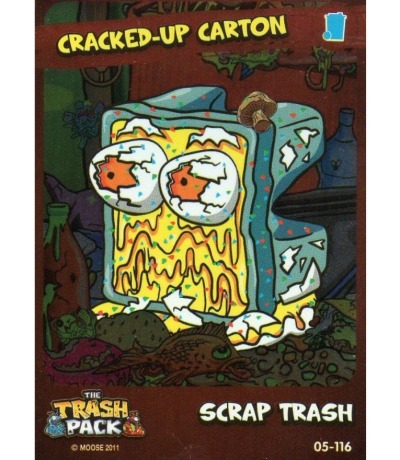 Scrap Trash / Cracked-Up Carton - The Trash Pack Trading Cards - Series 2