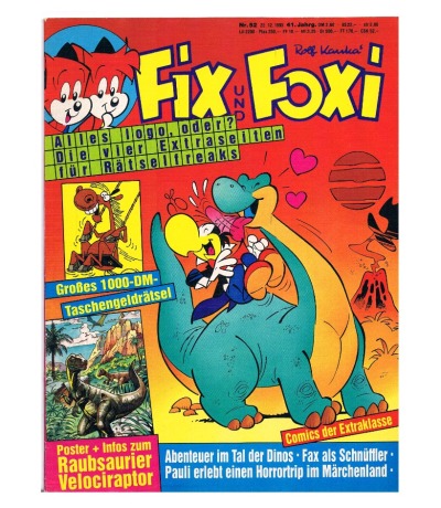 Fix und Foxi - Comic Nr52 / 1993 / 41Jahrgang