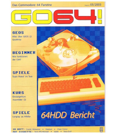 Ausgabe 05/03 - 2003 - GO64 - Das Commodore-64-Magazin