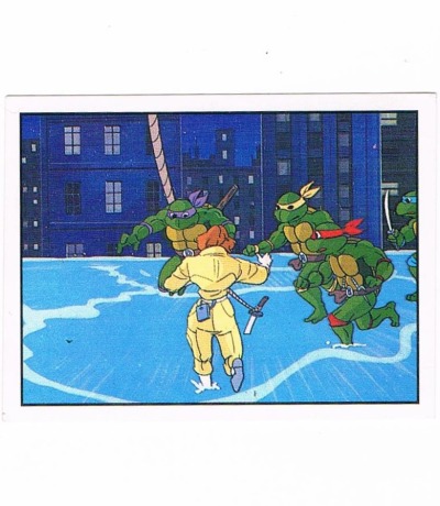 Panini Sticker Nr 58 - Teenage Mutant Hero Turtles 1990