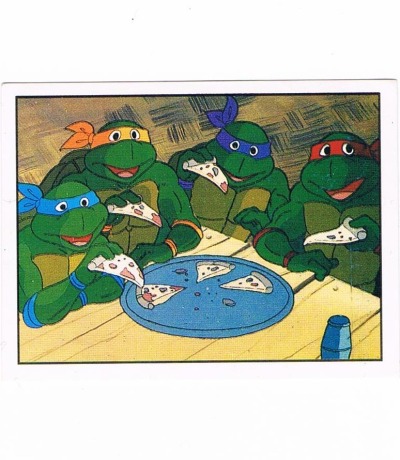 Panini Sticker Nr 60 - Teenage Mutant Hero Turtles 1990