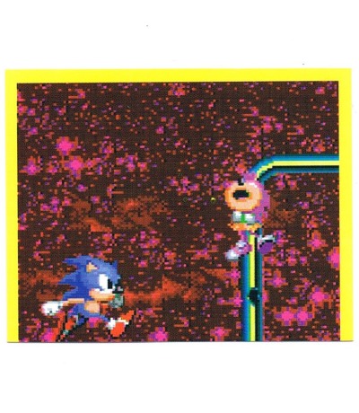 Panini Sticker Nr 62 - Sonic - Official Sega Sticker Album