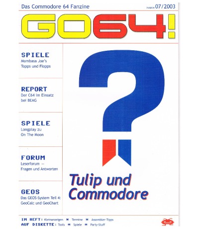 Ausgabe 07/03 - 2003 - GO64 - Das Commodore-64-Magazin