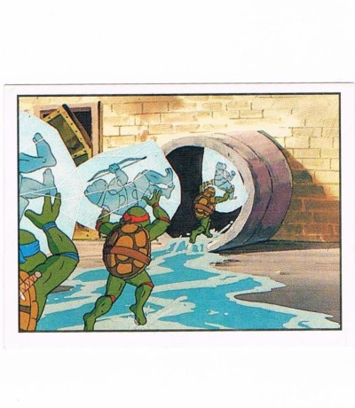 Panini Sticker Nr 79 - Teenage Mutant Hero Turtles 1990