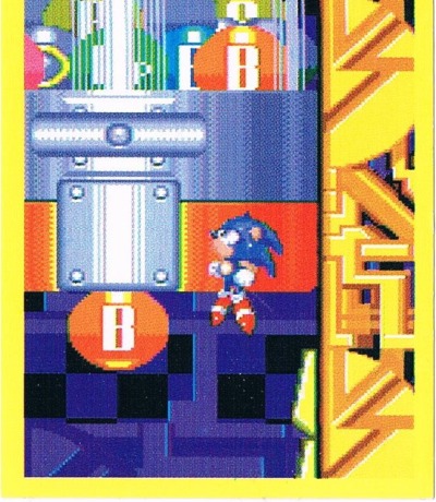 Panini Sticker Nr 8 - Sonic - Official Sega Sticker Album