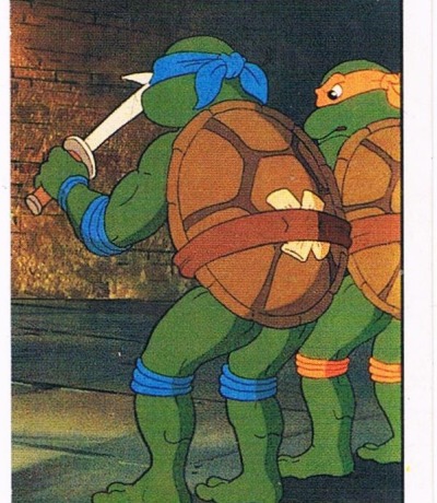 Panini Sticker Nr 82 - Teenage Mutant Hero Turtles 1990