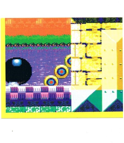 Panini Sticker No 84 - Sonic - Official Sega Sticker Album