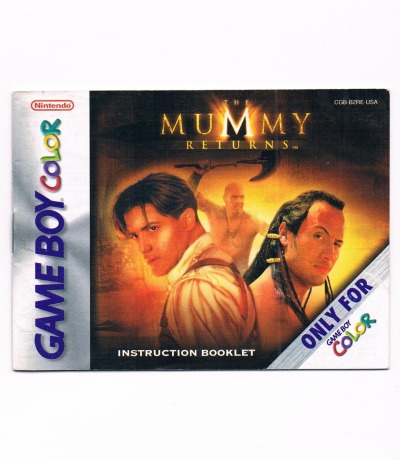 The Mummy Returns - Bedienungsanleitung / Spielanleitung - Nintendo Game Boy Color