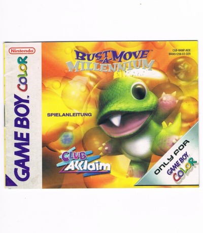 Bust-A-Move Mellenium - Bedienungsanleitung / Spielanleitung - Nintendo Game Boy Color