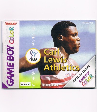 Carl Lewis Athletics - Bedienungsanleitung / Spielanleitung - Nintendo Game Boy Color