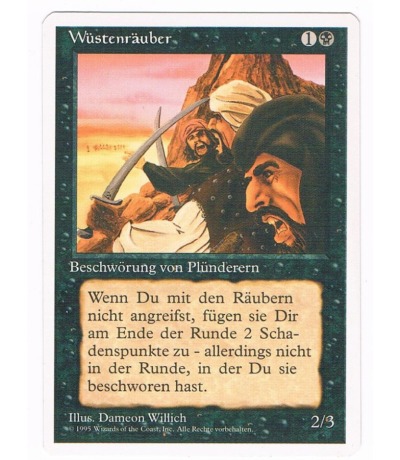 Wüstenräuber - Magic the gathering