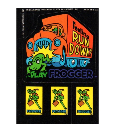 Frogger - Feeling run down - Play Frogger - Sega Sticker