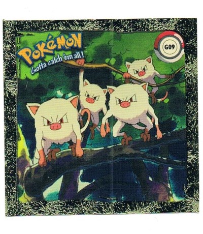 Sticker Nr G09 - Pokemon - Series 1 - Nintendo / Artbox 1999