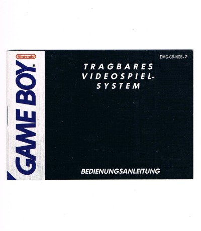 Tragbares Videospielsystem Bedienungsanleitung - Nintendo Game Boy