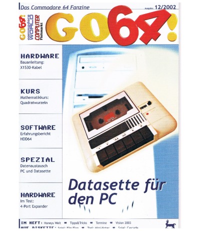 Ausgabe 12/02 - 2002 - GO64 - Das Commodore-64-Magazin