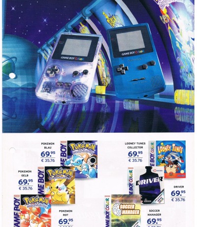 Karstadt - advertising page Game Boy Color / Dreamcast