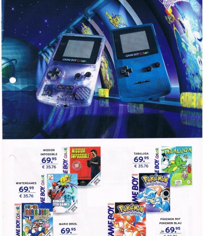 Karstadt - advertising page Game Boy Color / Dreamcast