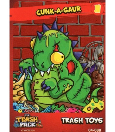 gunk-a-saur / trash toys - The Trash Pack Trading Cards - Series 2