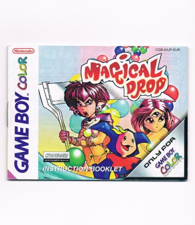 Magical Drop - Spielanleitung / Handbuch - Game Boy Color