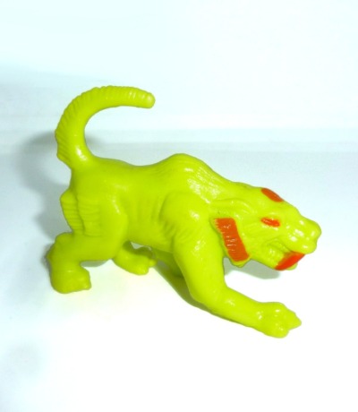 Sabre-Tooth Tiger gelbgrün Nr 157 - Monster in my Pocket - Serie 6