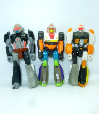 3x Action Masters mit falschen Beinen 1990 - Transformers - Generation 1