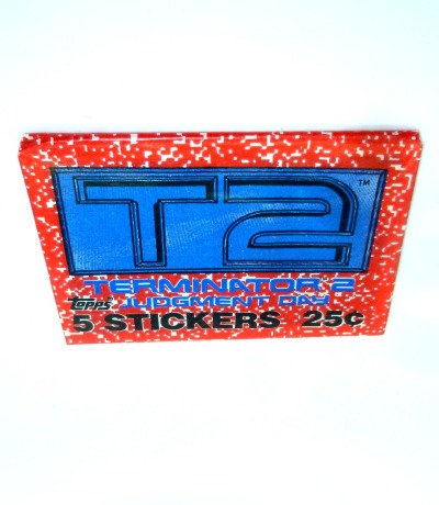 Terminator 2 - Stickerpackung von 1991