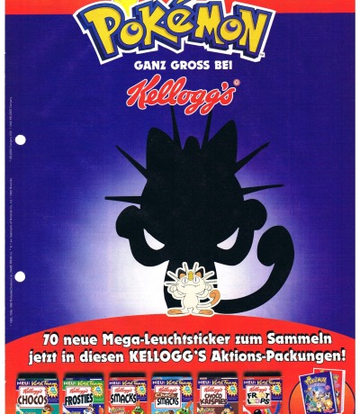 Pokemon - Nintendo Kelloggs Werbung