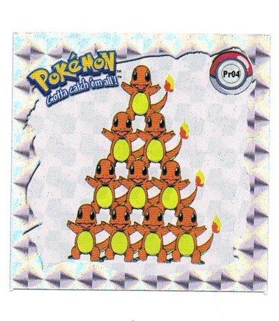 Sticker Nr Pr04 - Pokemon - Series 1 - Nintendo / Artbox 1999