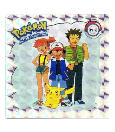 Sticker No Pr12 - Pokemon - Series 1 - Nintendo / Artbox 1999