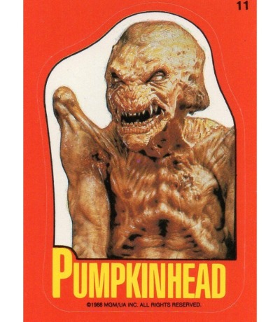 Pumpkinhead / Das Halloween Monster - Sticker - Topps Fright Flicks
