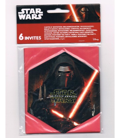 Star Wars - the force awakens - Einladungskarten