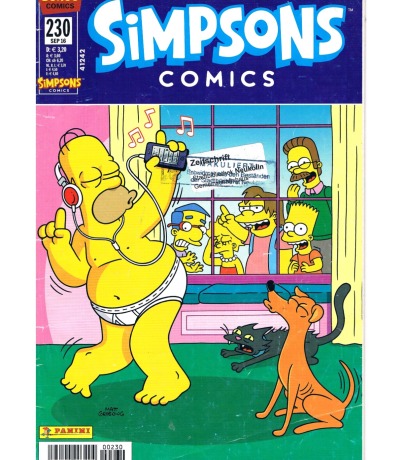 Simpsons Comics - Heft Ausgabe 230 - Seb 16 2016