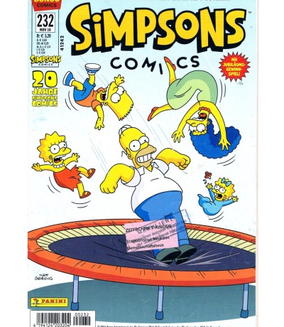 Simpsons Comics - Heft Ausgabe 232 - Nov 16 2016