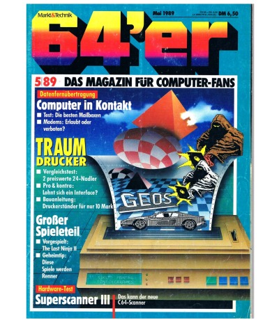 64er Magazin / Heft - Ausgabe 5/89 1989