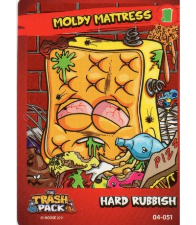 Hard Rubbish / Moldy Mattress - The Trash Pack Trading Cards - Series 2