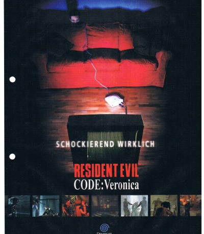 Resident Evil Code: Veronica - advertising page Dreamcast