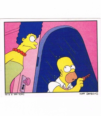Panini Sticker Nr 13 - The Simpsons 1991