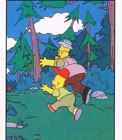 Panini Sticker Nr 175 - The Simpsons 1991