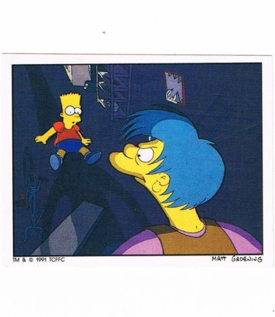 Panini Sticker No 28 - The Simpsons 1991