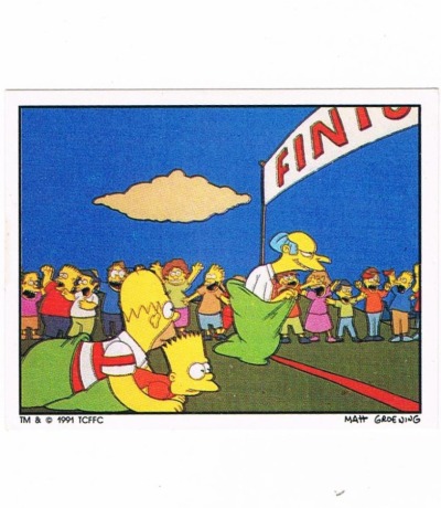 Panini Sticker Nr 114 - The Simpsons 1991