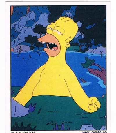 Panini Sticker No 178 - The Simpsons 1991