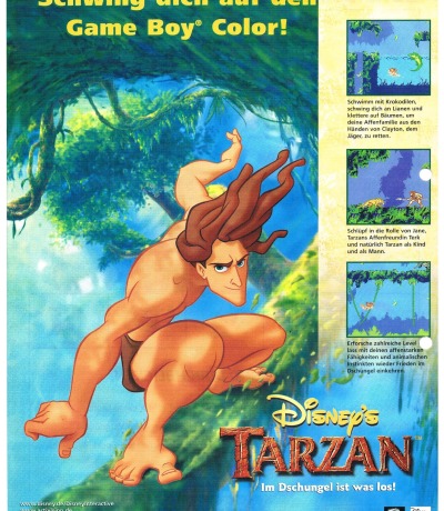 Disneys Tarzan - advertising page Game Boy Color