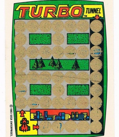 Turbo - Sega Rubbelkarte