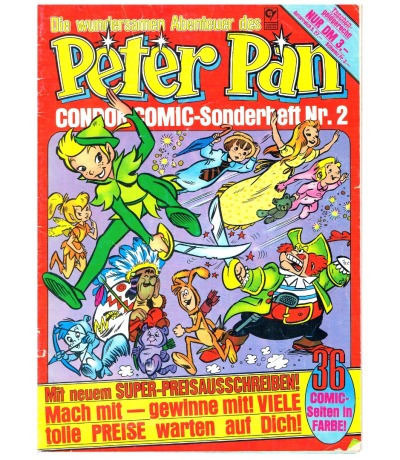Die wundersamen Abendteuer des Peter Pan - Condor-Comic Sonderheft Nr2