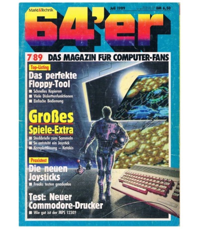 Ausgabe 7/89 1989 - 64er Magazin / Heft