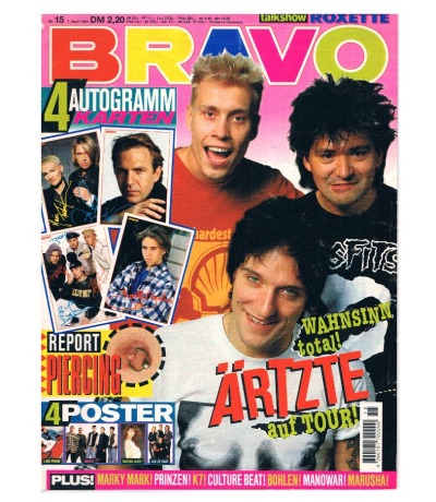 BRAVO - Nr15 - 1994 94 - Roxette - Culture Beat - Marusha - Lucilectric - Die Prinzen - K7