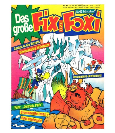 Fix und Foxi - Comic Nr45 / 1993 / 41Jahrgang