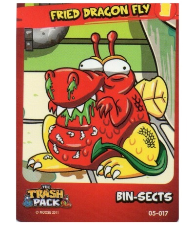 Fried Dragon Fly / Bin-Sects - The Trash Pack Trading Cards - Series 2