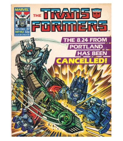 The Transformers - Comic Nr/No 142 - 1987 87