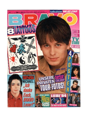 Bravo Nr. 4 1994 Heft - komplett - Jetzt online Kaufen - Michael Jackson Take That 2 Unlimited Die P